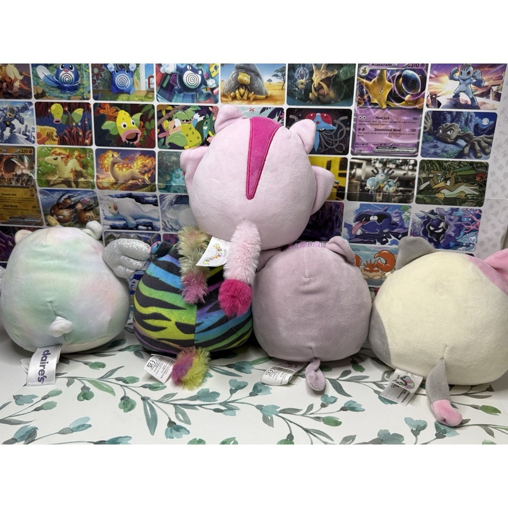 Squishmallows Lot of 5 Safiyah Zebra Winona Pegacorn Brixton Tabitha Karina 6" - Picture 5 of 8